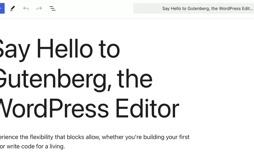 How to Master the Gutenberg Editor for Beginners