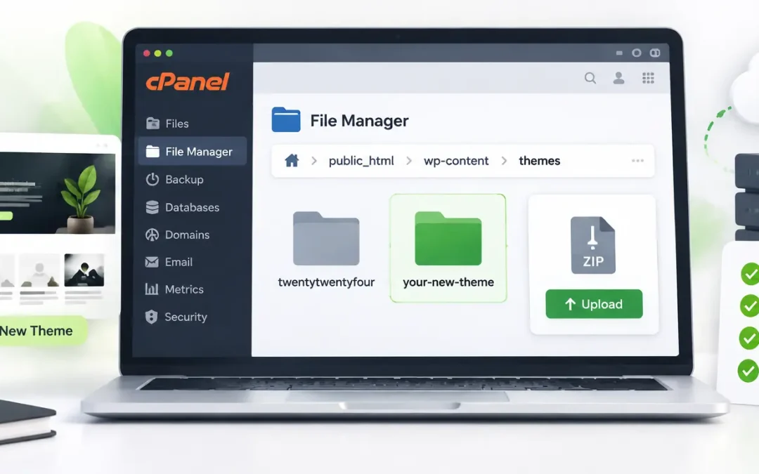 How to Change WordPress Theme via cPanel