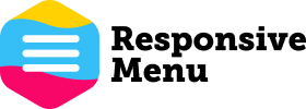 Responsive menu logo