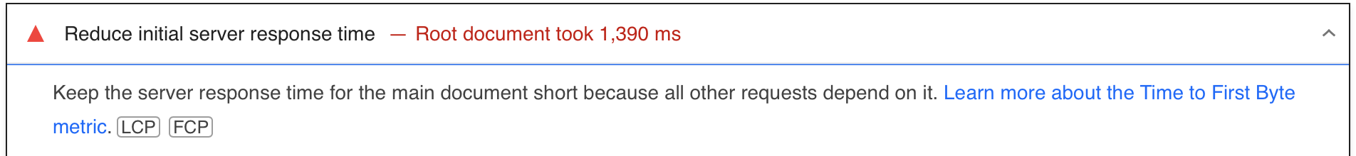 Reduce Server Response Time on WordPress: Server Response Time