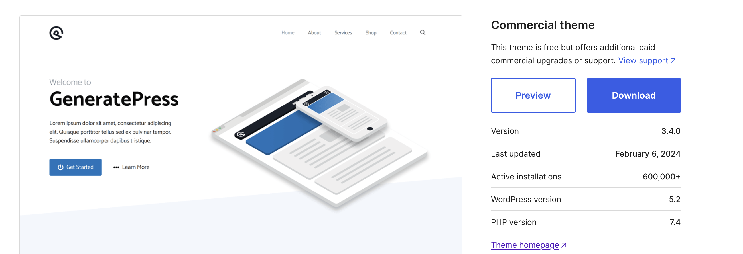 Free WordPress Themes: GeneratePress