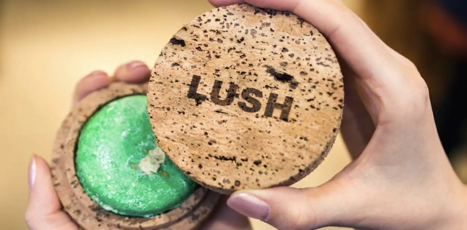 Lush sustainable packaging