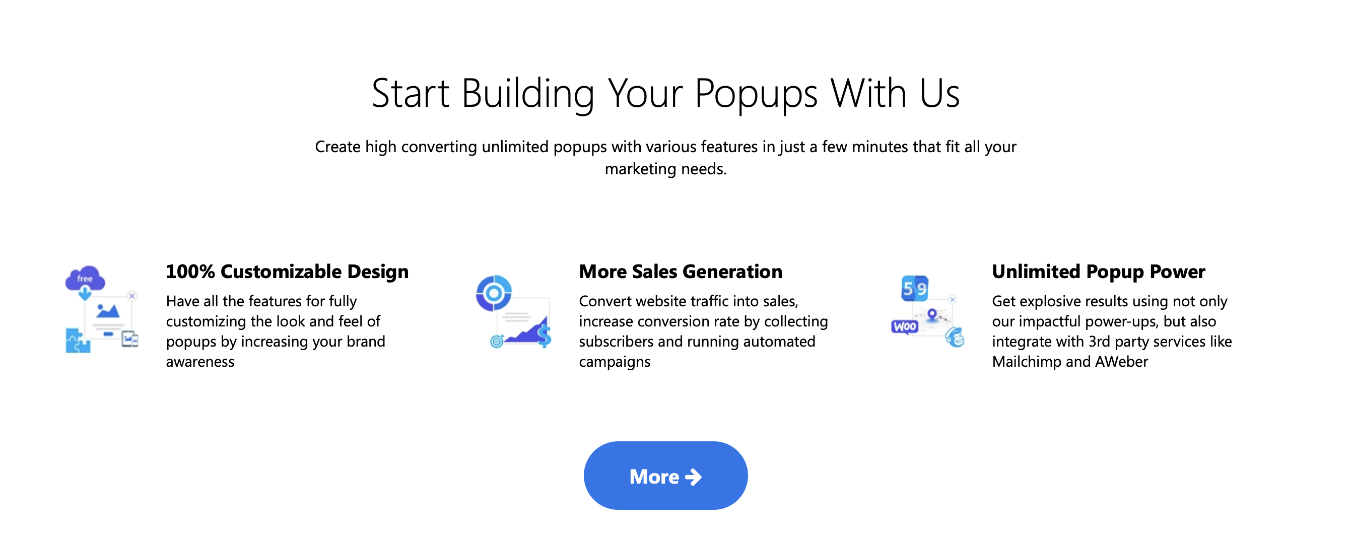 Popup Builder extensions