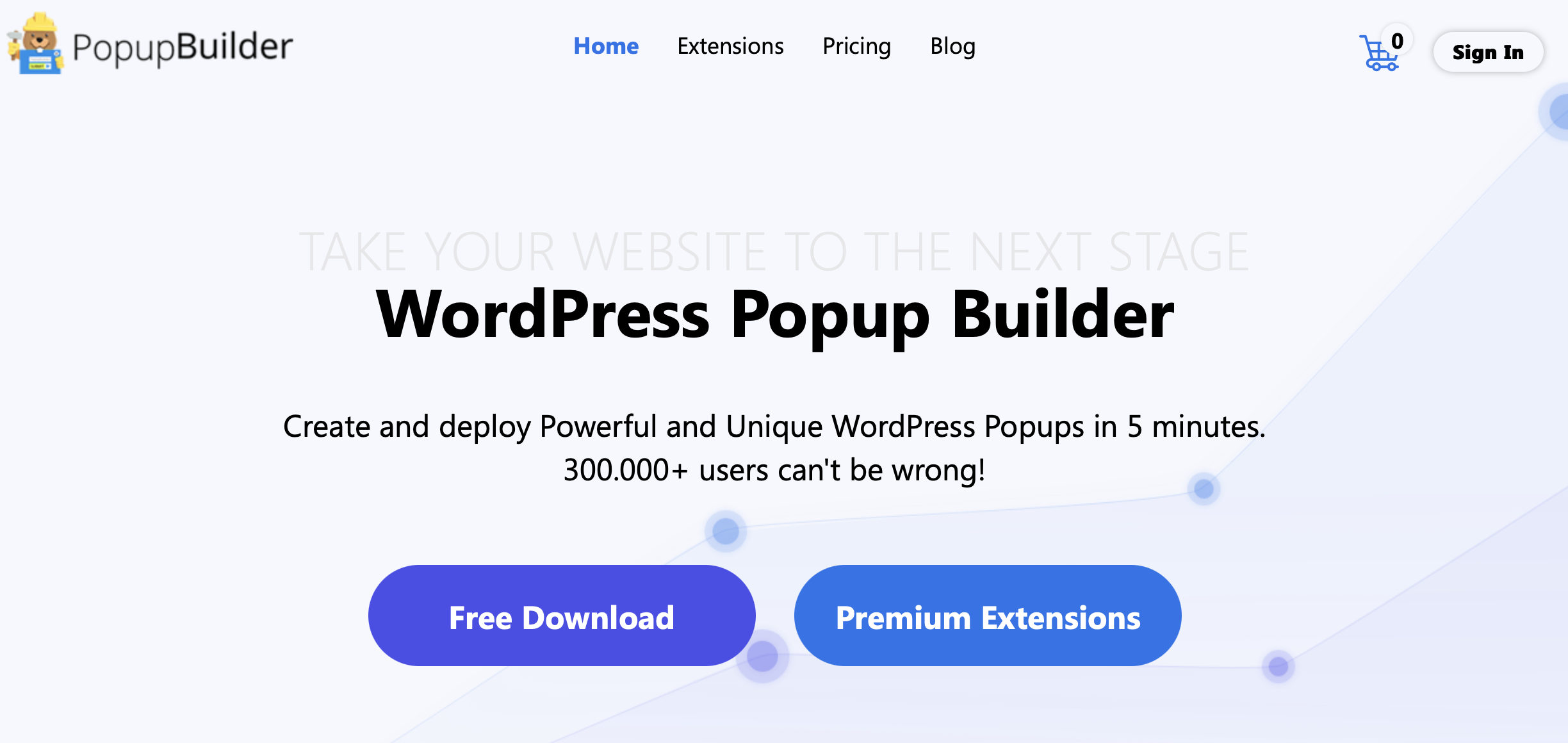 Popup Builder website