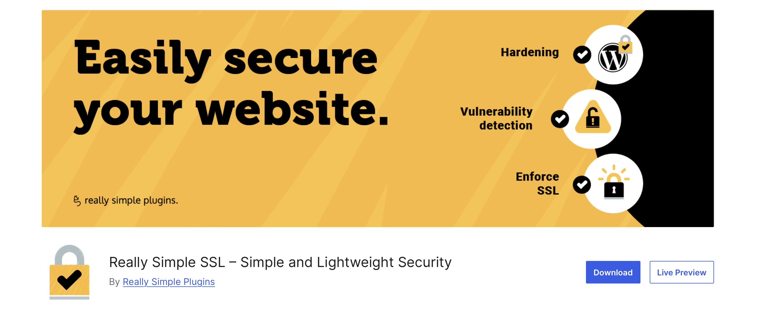 Really Simple SSL Plugin