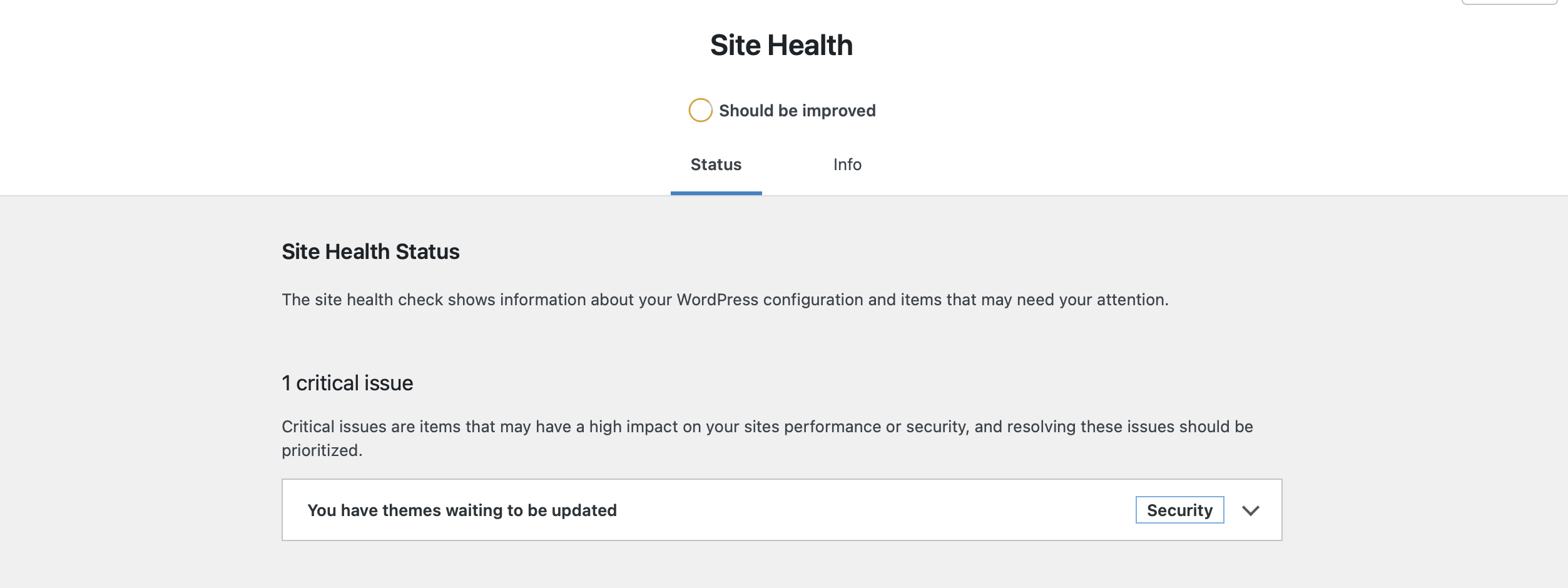 Site Health