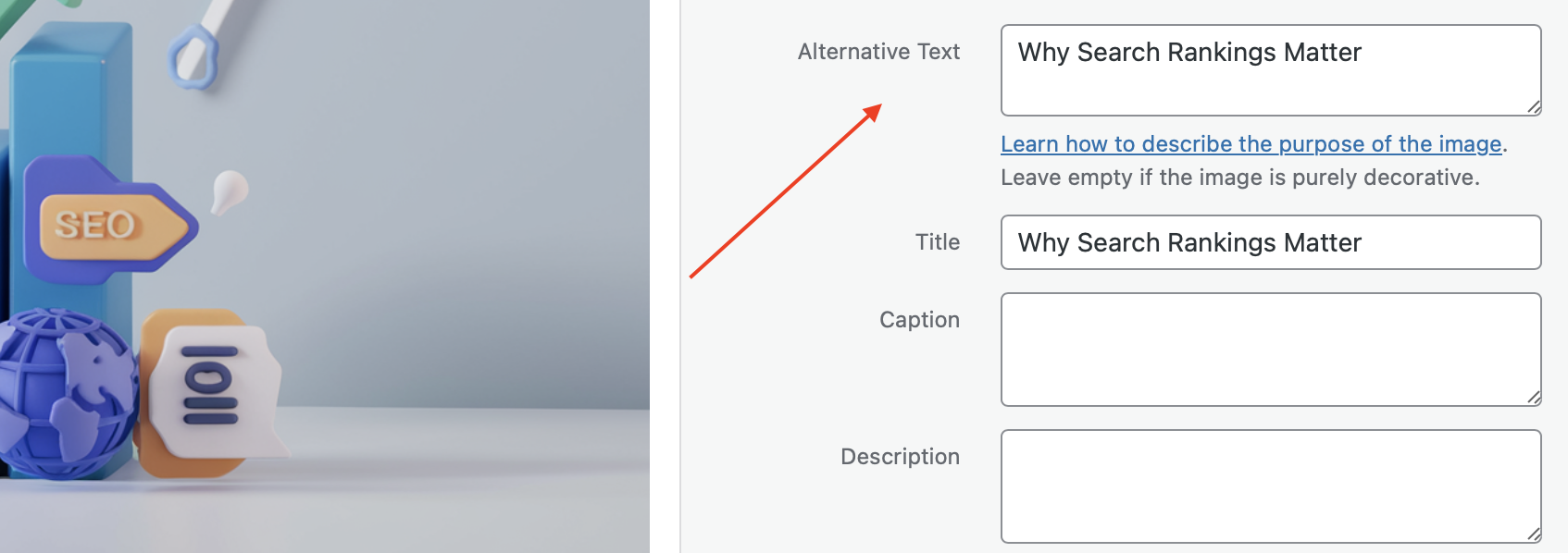 Optimize Your WordPress Content for SEO Success: Use Alt Text for Images