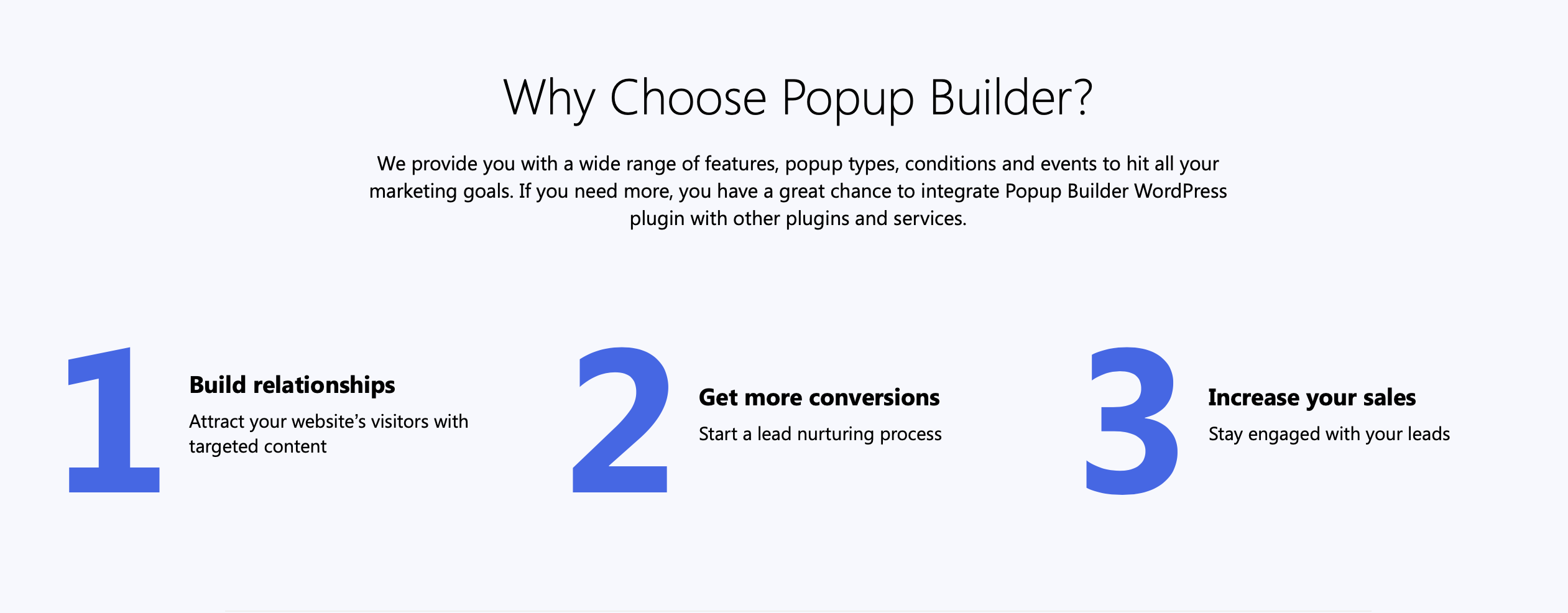 Why choose Popup Builder?