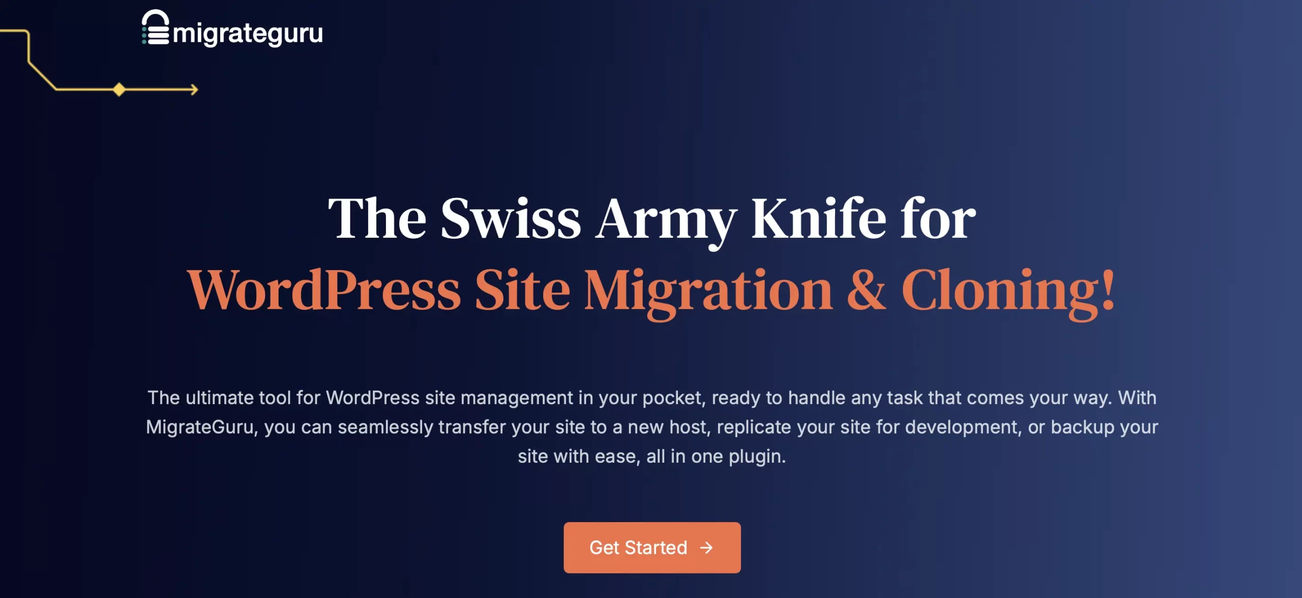 Migrate-Guru Best WordPress Migration Plugins: Migrate Guru