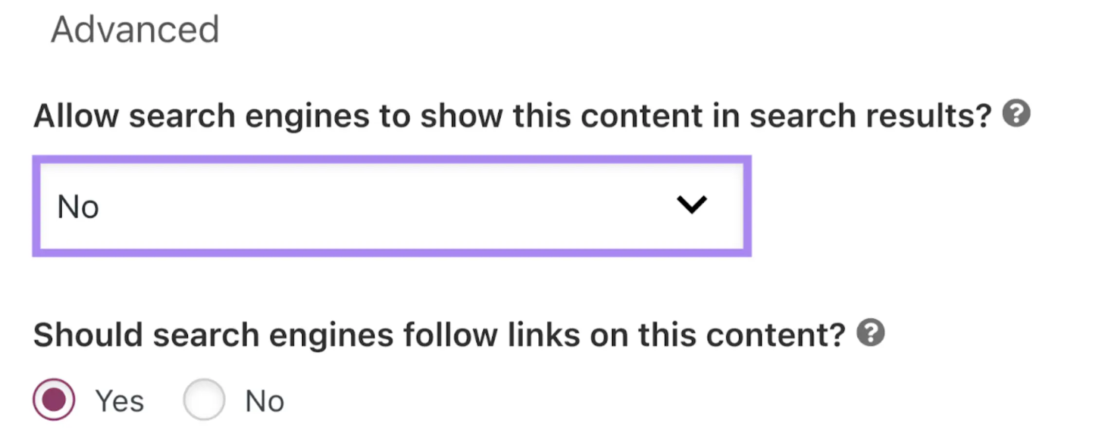 Set Up a WordPress Staging Site: Noindex Tag