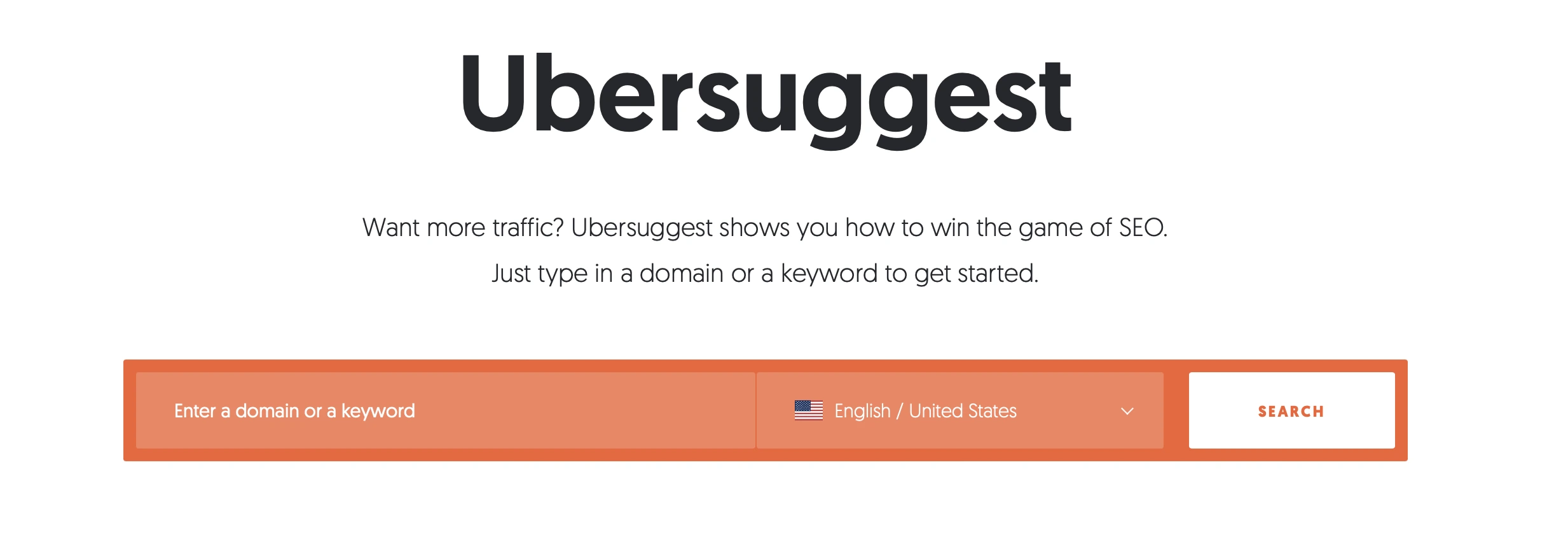 Ubersuggest, developed by digital marketing expert Neil Patel
