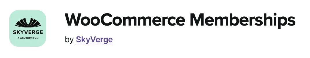 WooCommerce Memberships Plugin