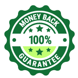 Money Back Guarantee -sticker