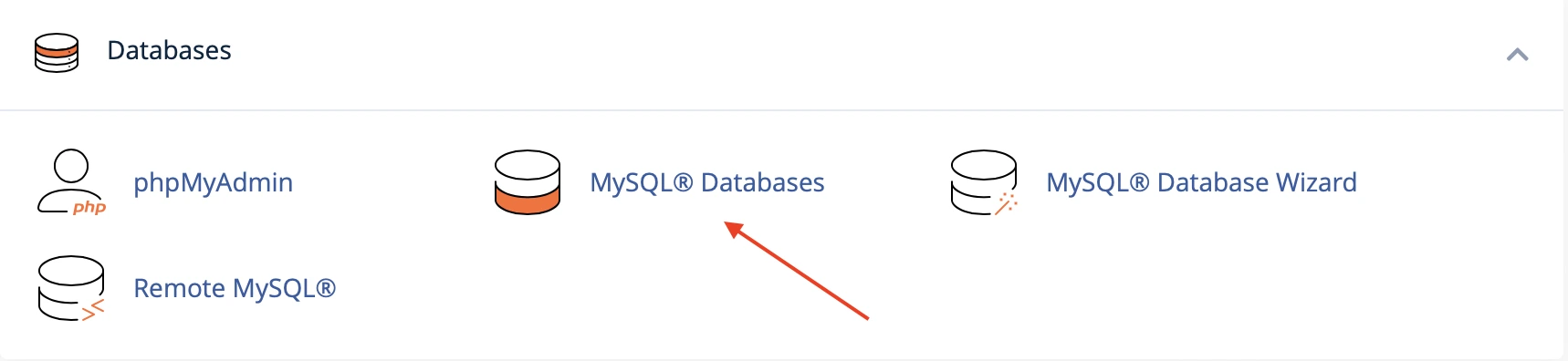 Install Manually WordPress: Select MySQL Database