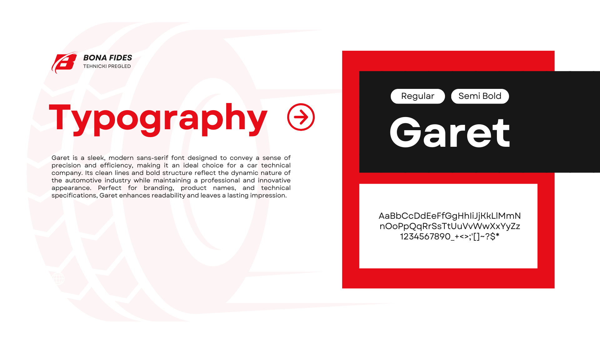 Bona Fides Typography Bona Fides Typography