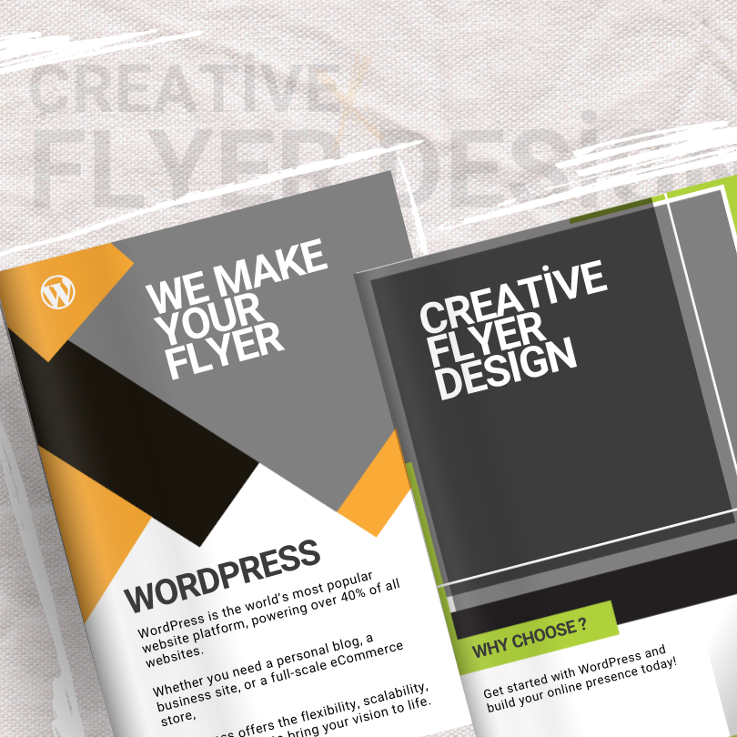 Creative flyer Design