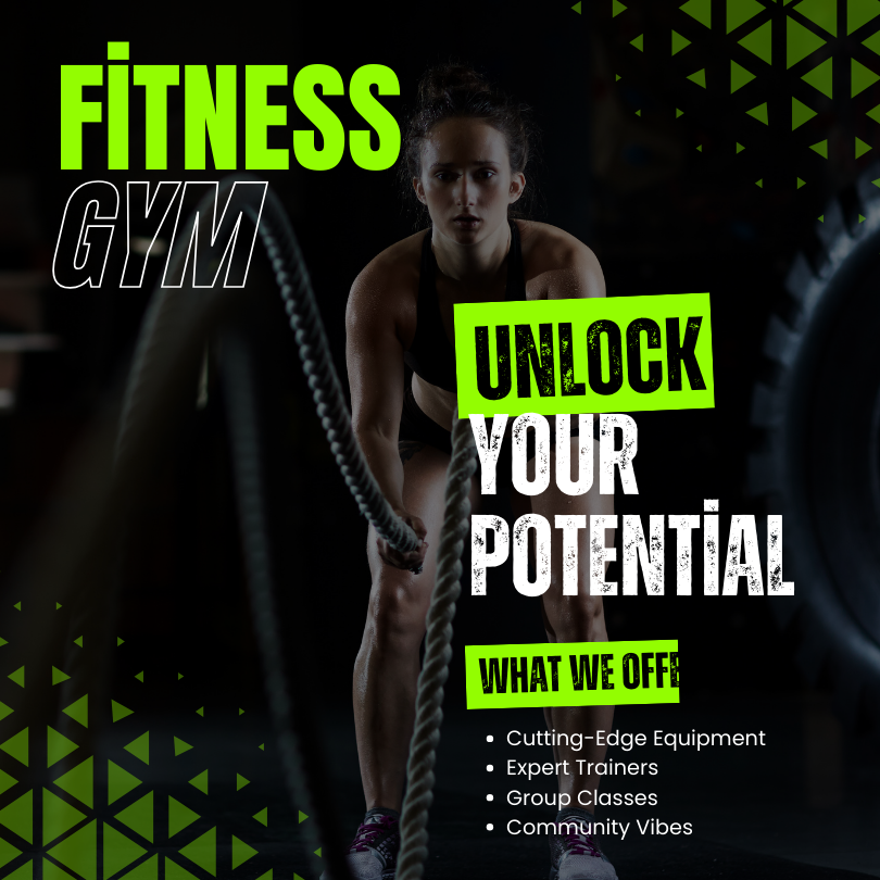 Fitness Gym Flyer Design