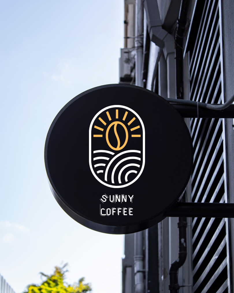 Sunny Coffee Logo Design Sunny Coffee Logo Design