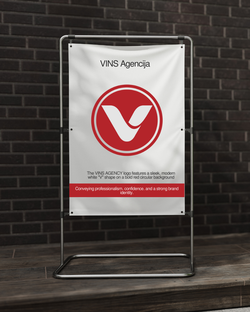 VINS Agency Logo Design VINS Agency Logo Design