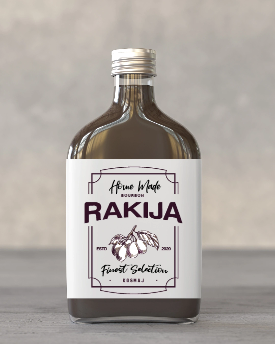 Bourbon bottle illustration Bourbon bottle illustration