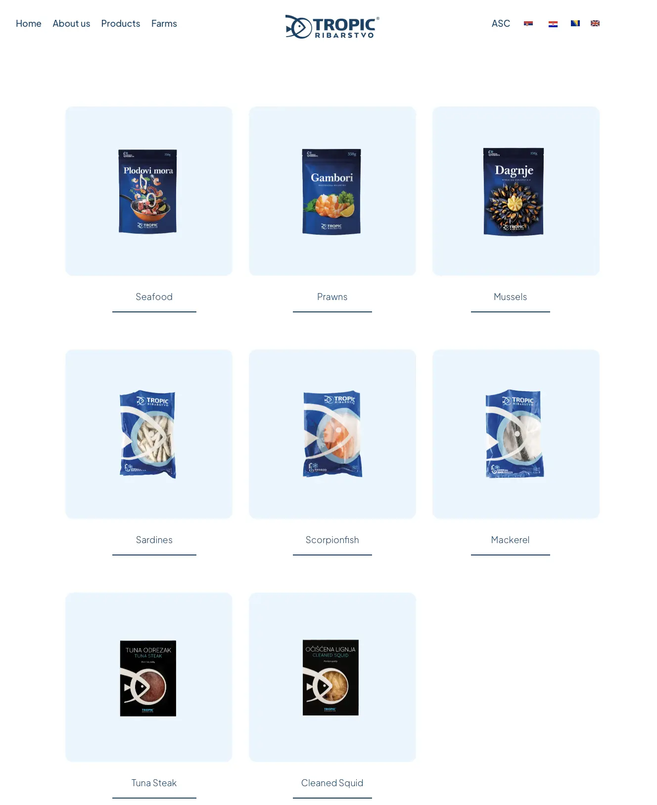 Products - Tropicfish