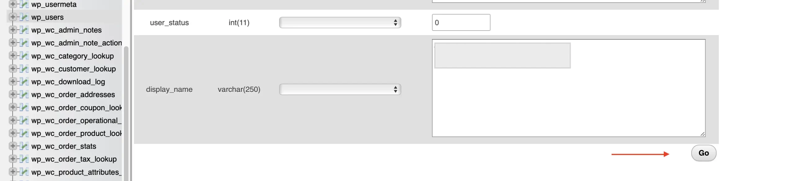 user_pass - Save changes