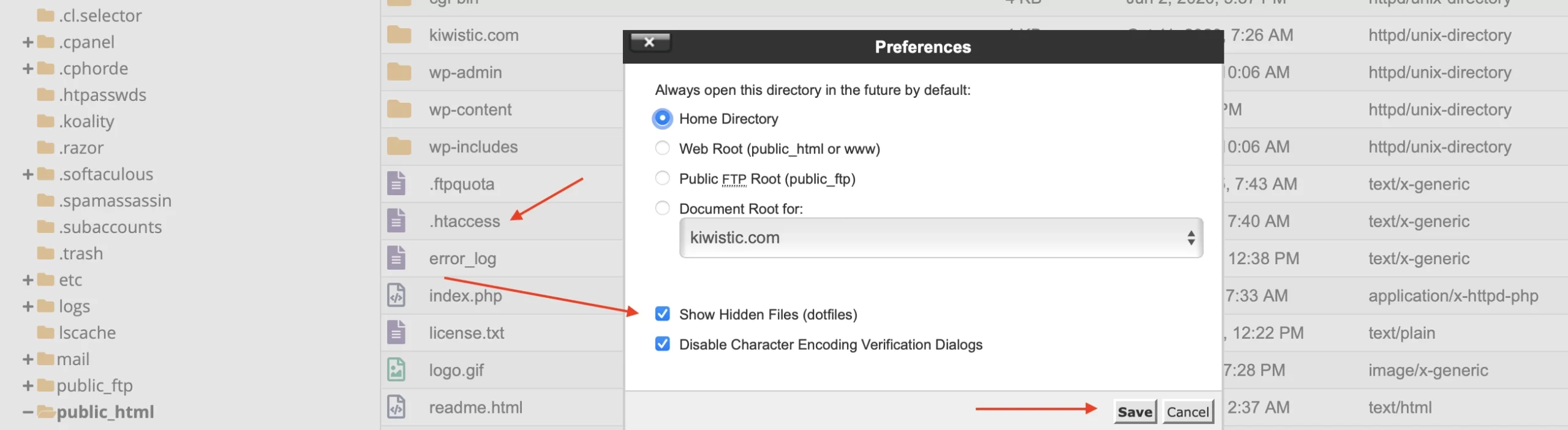 WordPress login problems - htaccess show