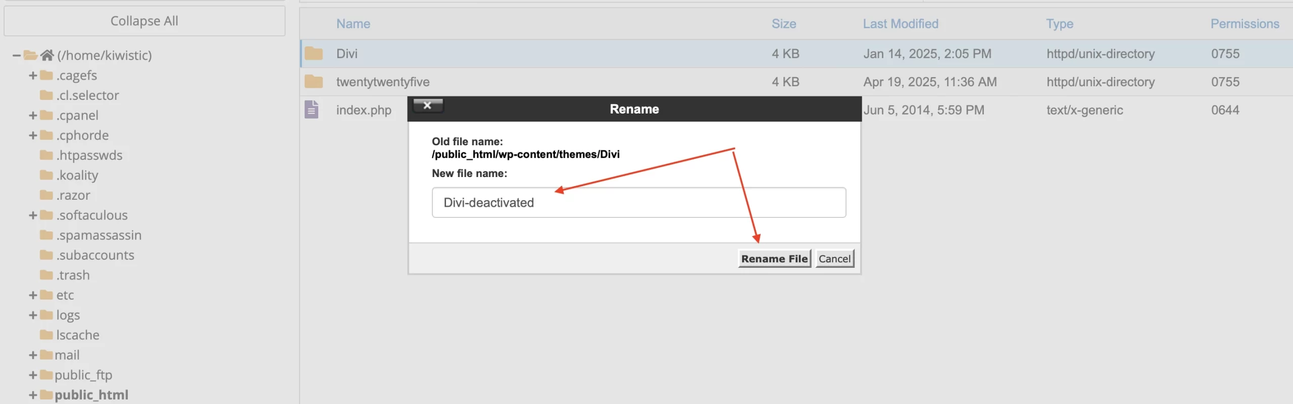 WordPress login problems - Theme deactivation