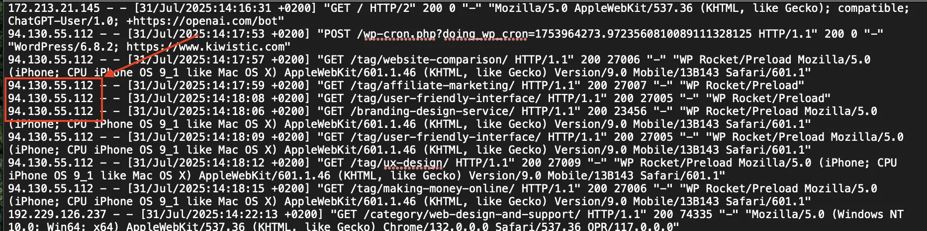 Raw Access Logs Raw Access Logs
