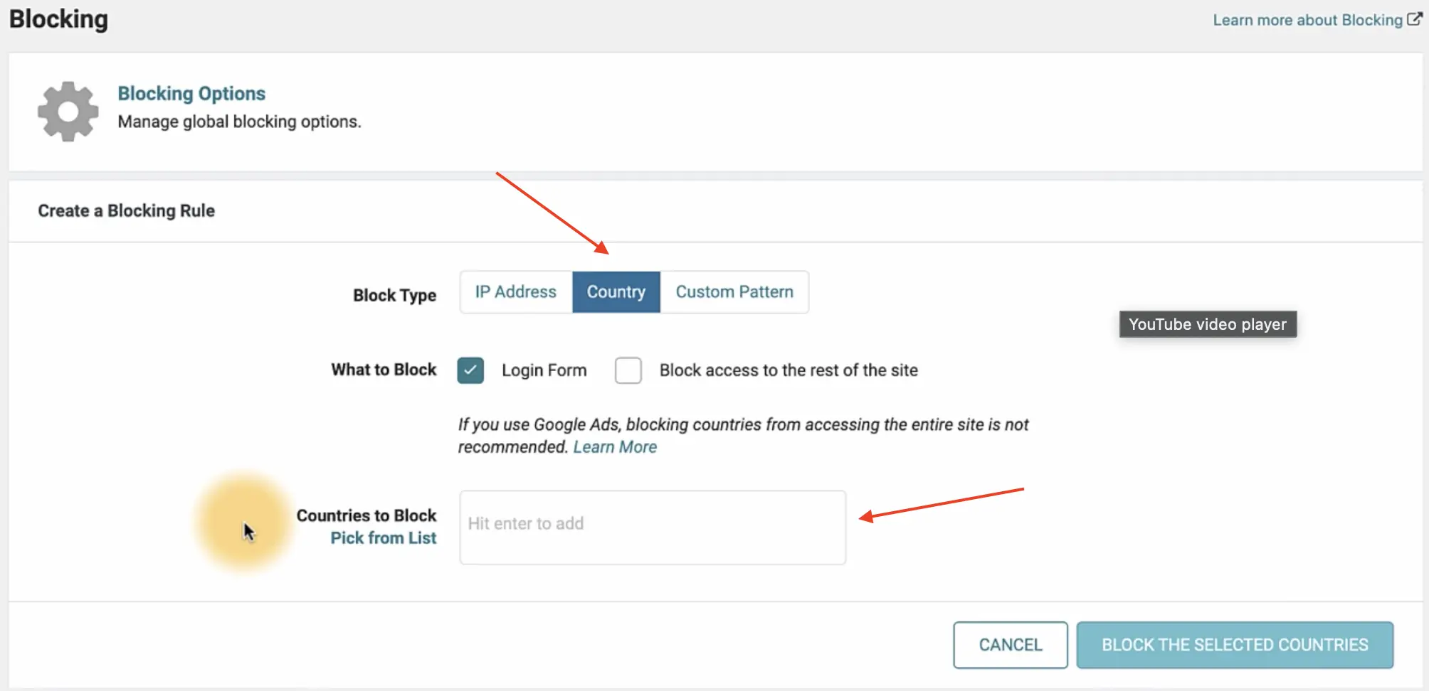 Wordfence - Blockin Countries IP Address Wordfence - Blockin Countries IP Address