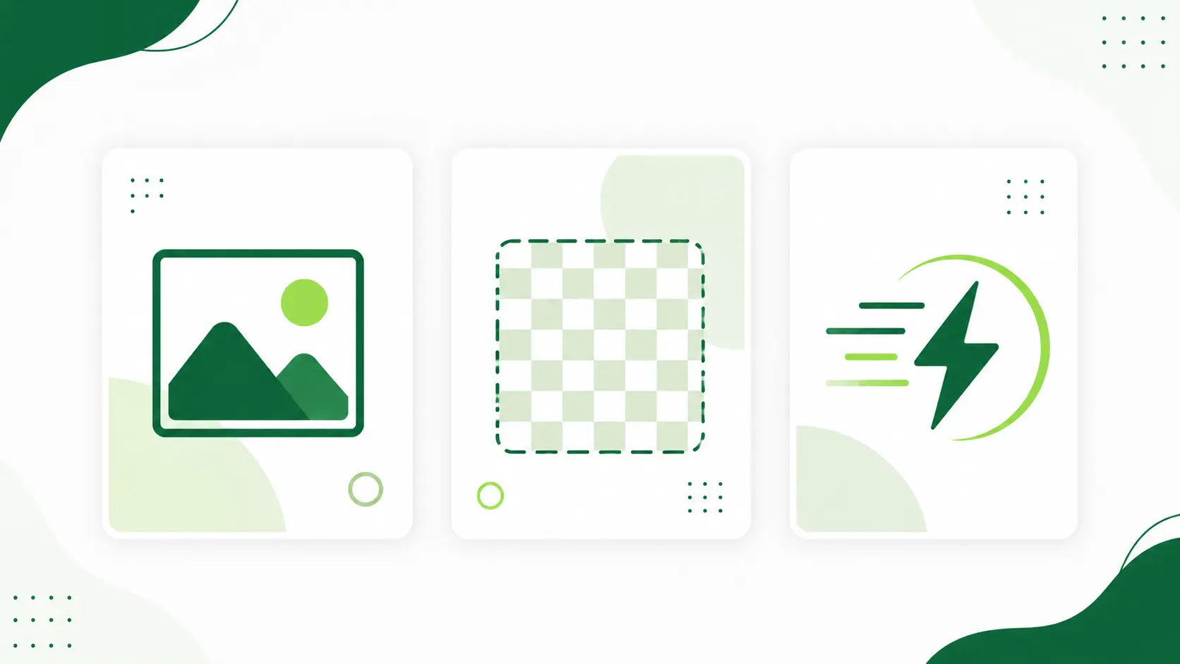 Visual comparison of JPEG, PNG, and WebP image formats side by side